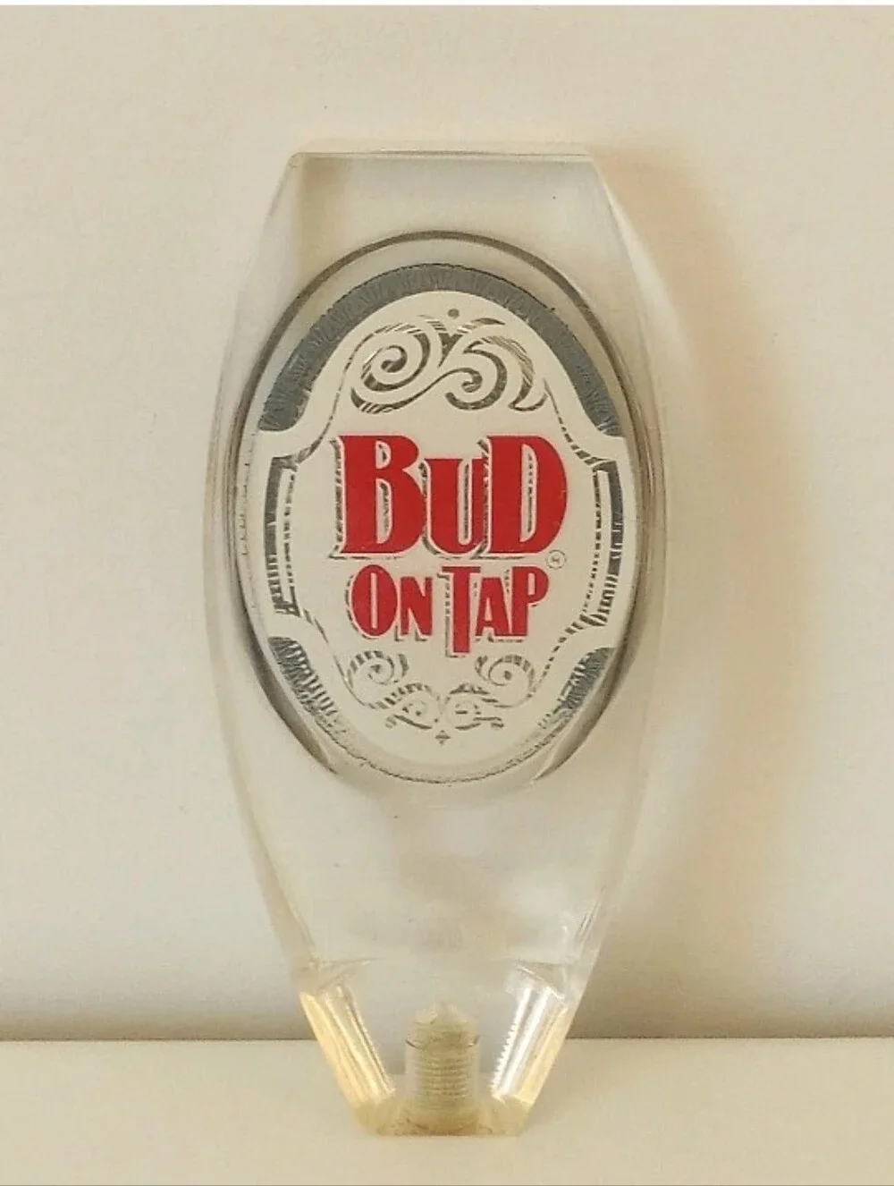 Budweiser Tap Handle King of Beers BUD On Tap Anheuser-Busch St. Louis.